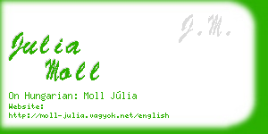 julia moll business card
